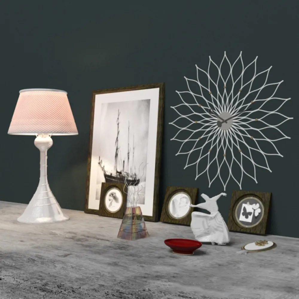 decoration – Interior set 3D Model