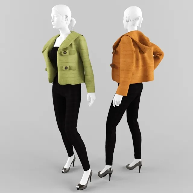 decoration – Jacket with Hood 3D Model