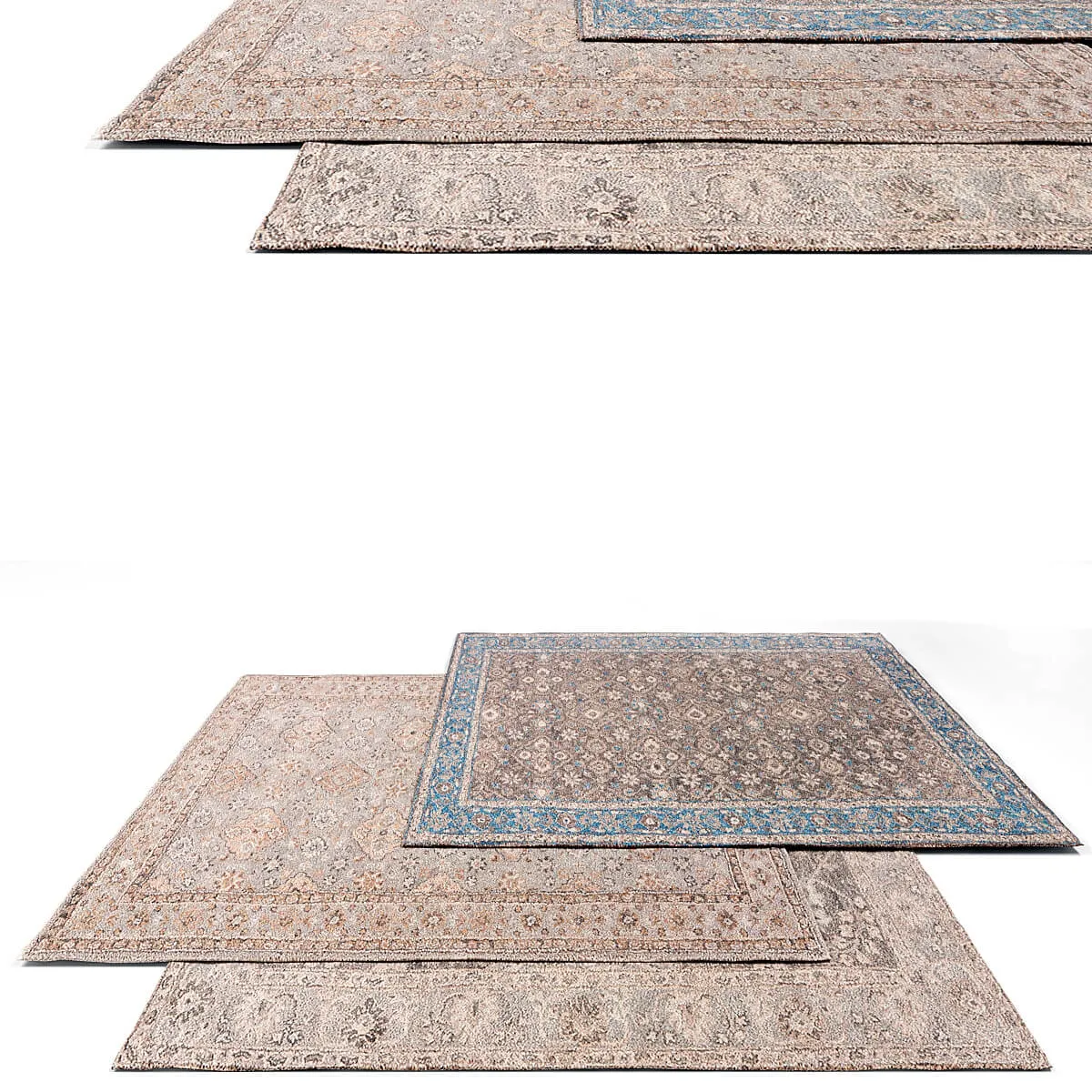 decoration – Jaipur Living classic rug set 3D Model decoration – Jaipur Living classic rug set 3D Model
