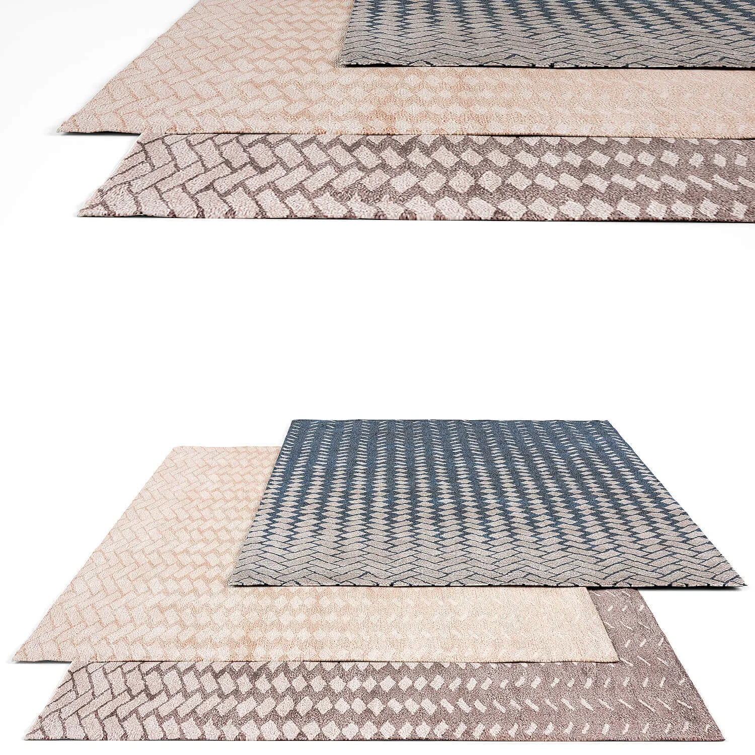 decoration – Jaipur Living rug set 11 3D Model decoration – Jaipur Living rug set 11 3D Model