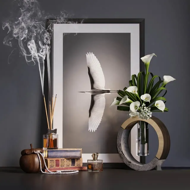 decoration – Kalla decorative set 3D Model