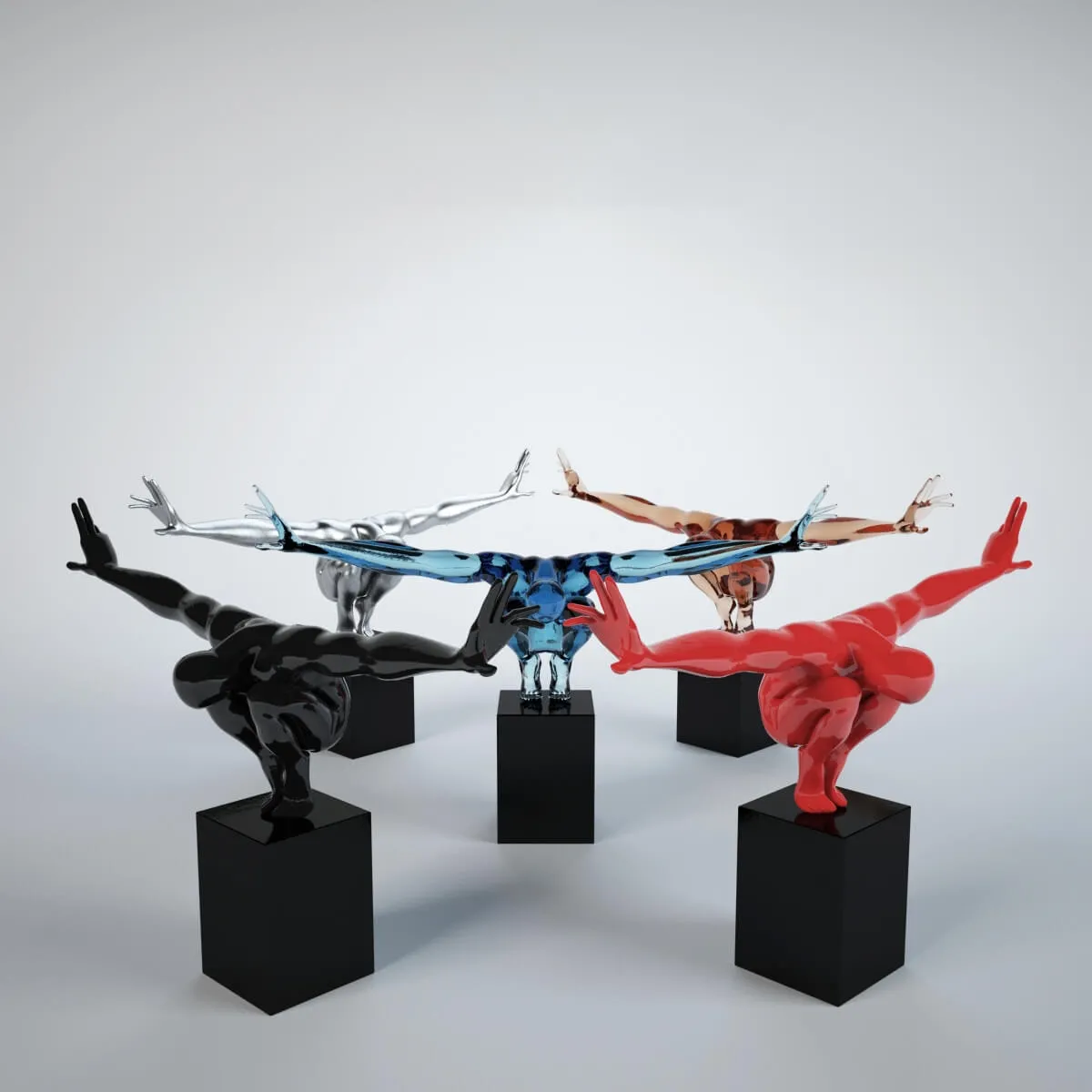 decoration – KARE Deco object of athlete 3D Model