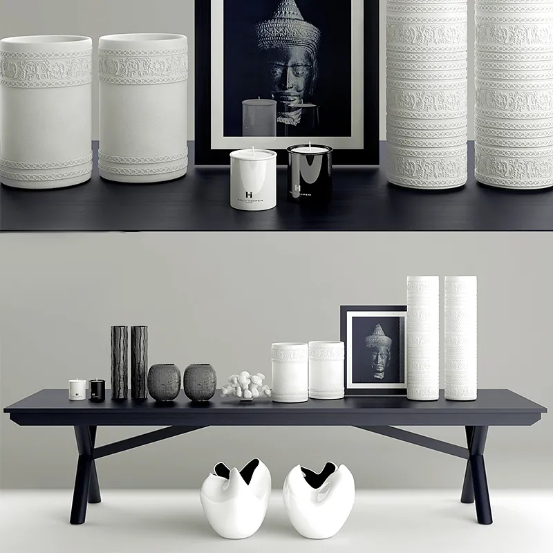 decoration – Kelly hoppen vase style 3D Model