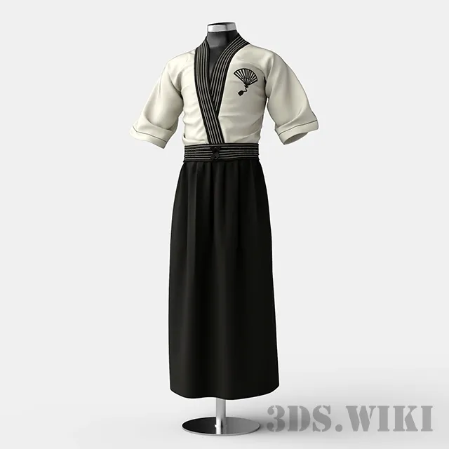 decoration – Kimono 3D Model