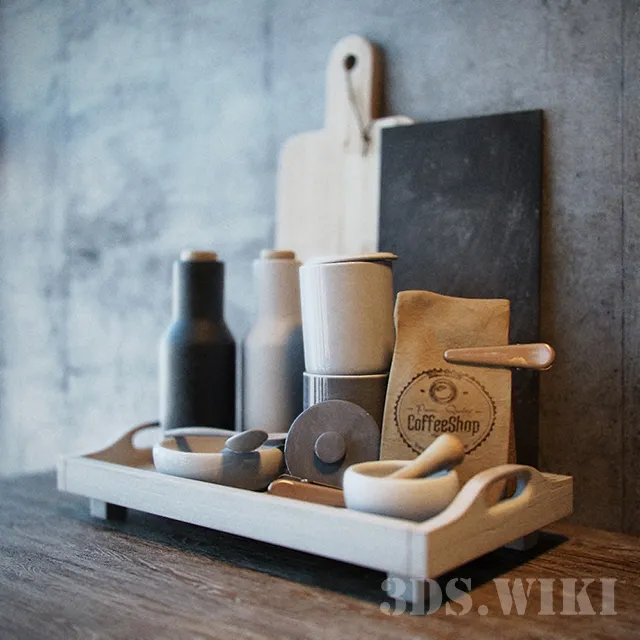 decoration – Kitchen accessories 3D Model