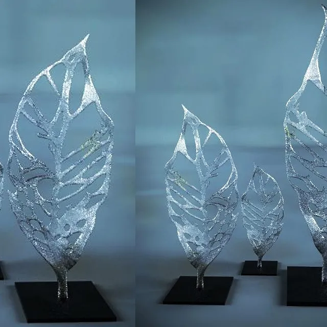 decoration – Leaf statue 001 3D Model decoration – Leaf statue 001 3D Model