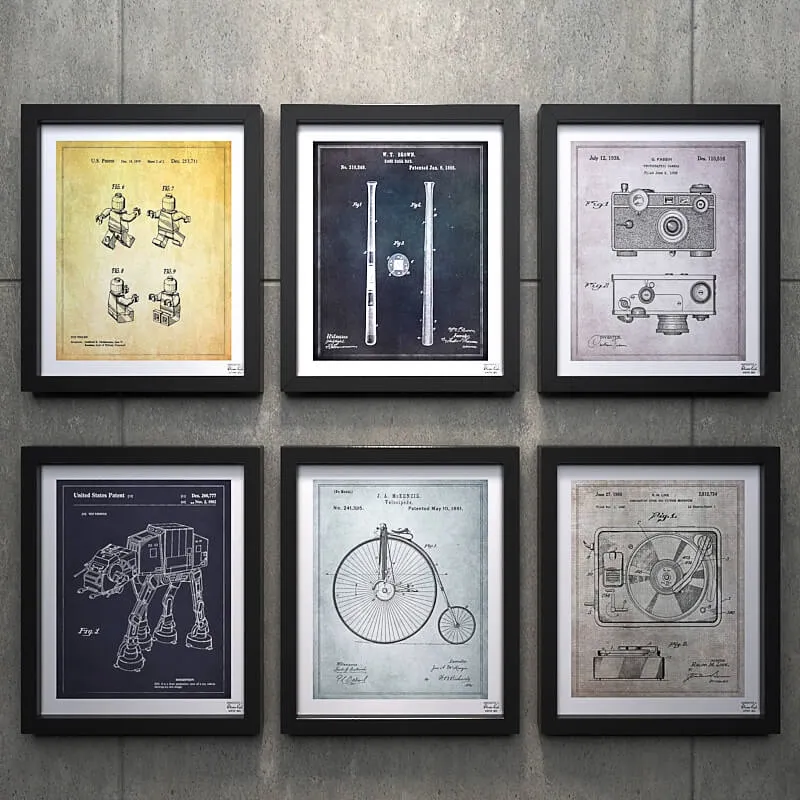 decoration – Lego patent 3D Model