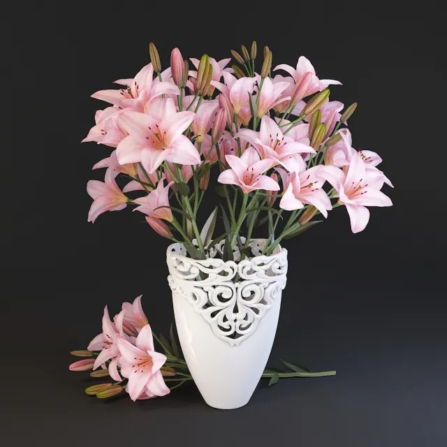 decoration – Lilium 2 3D Model decoration – Lilium 2 3D Model