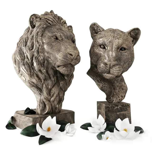 decoration – Lion sculpture 7 3D Model decoration – Lion sculpture 7 3D Model
