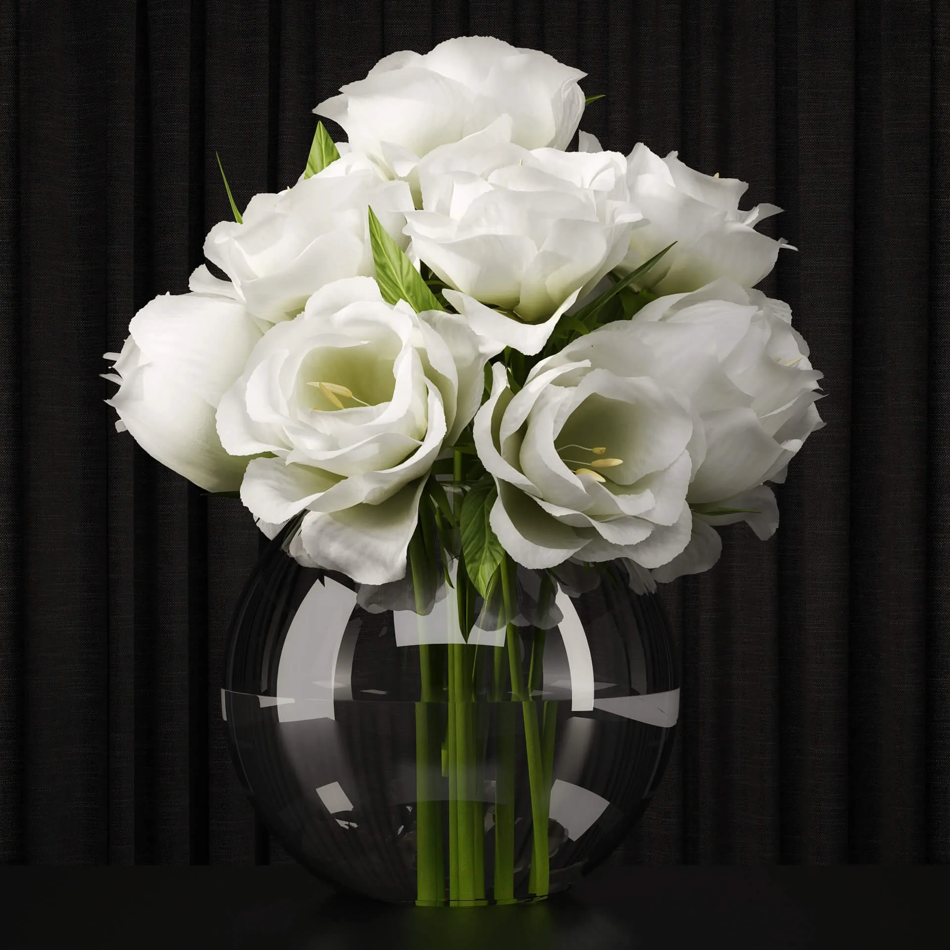 decoration – Lisianthus  005 3D Model