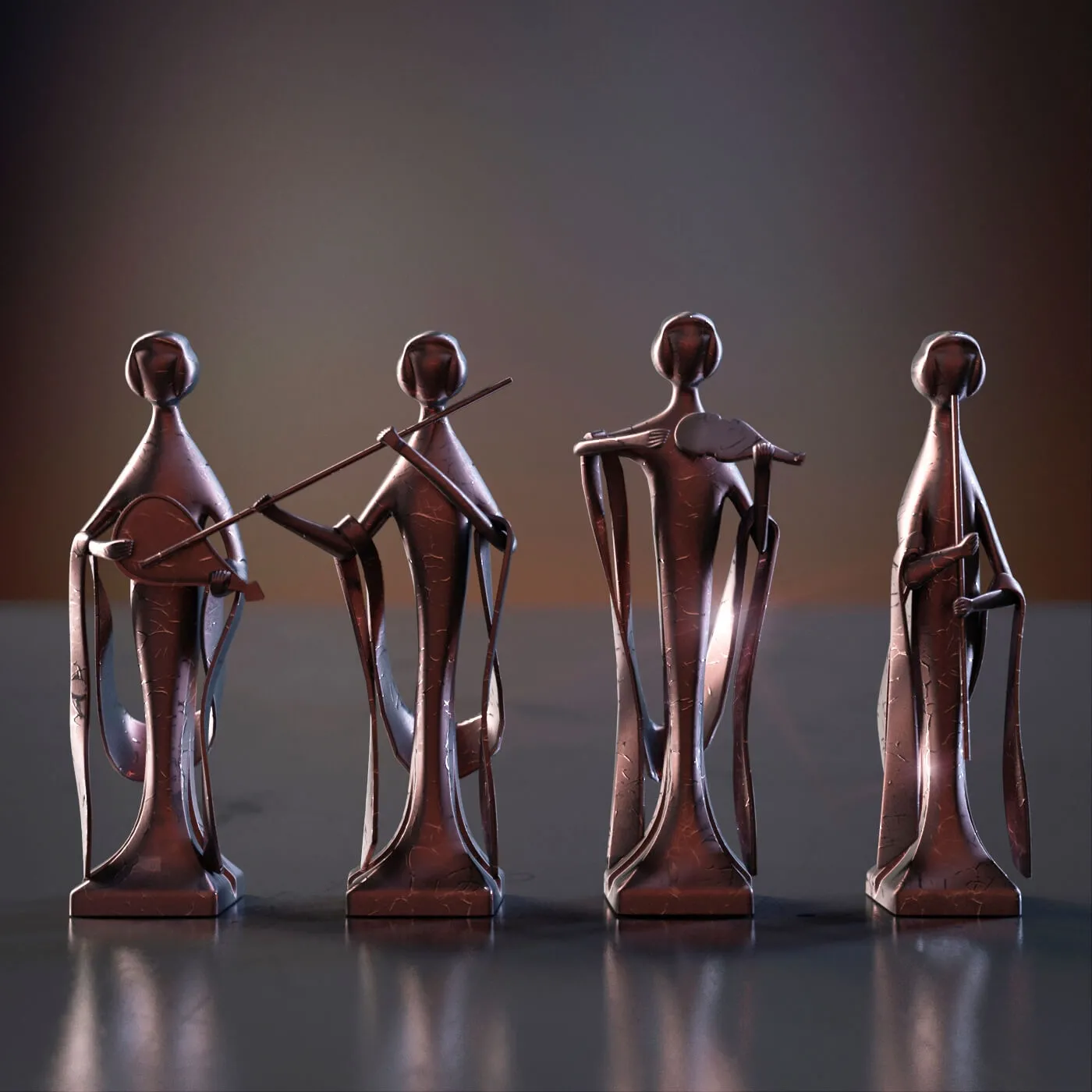 decoration – Little Orchestra decorative objects 3D Model decoration – Little Orchestra decorative objects 3D Model