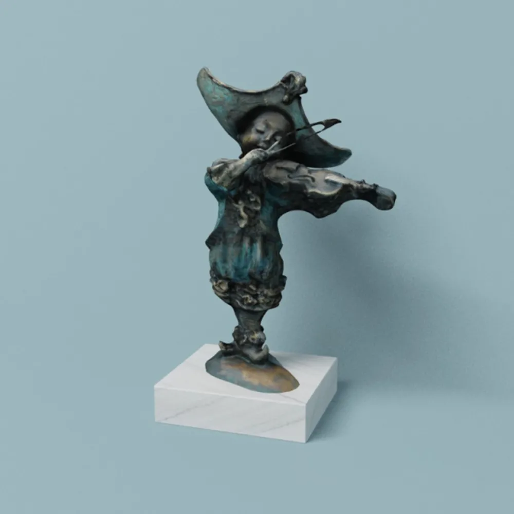 decoration – Little Violinist 3D Model