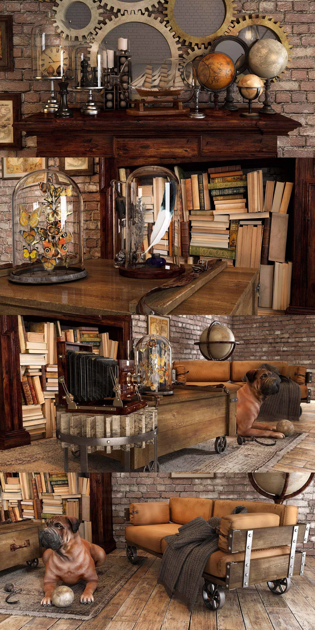 decoration – Loft decorative 03 3D Model