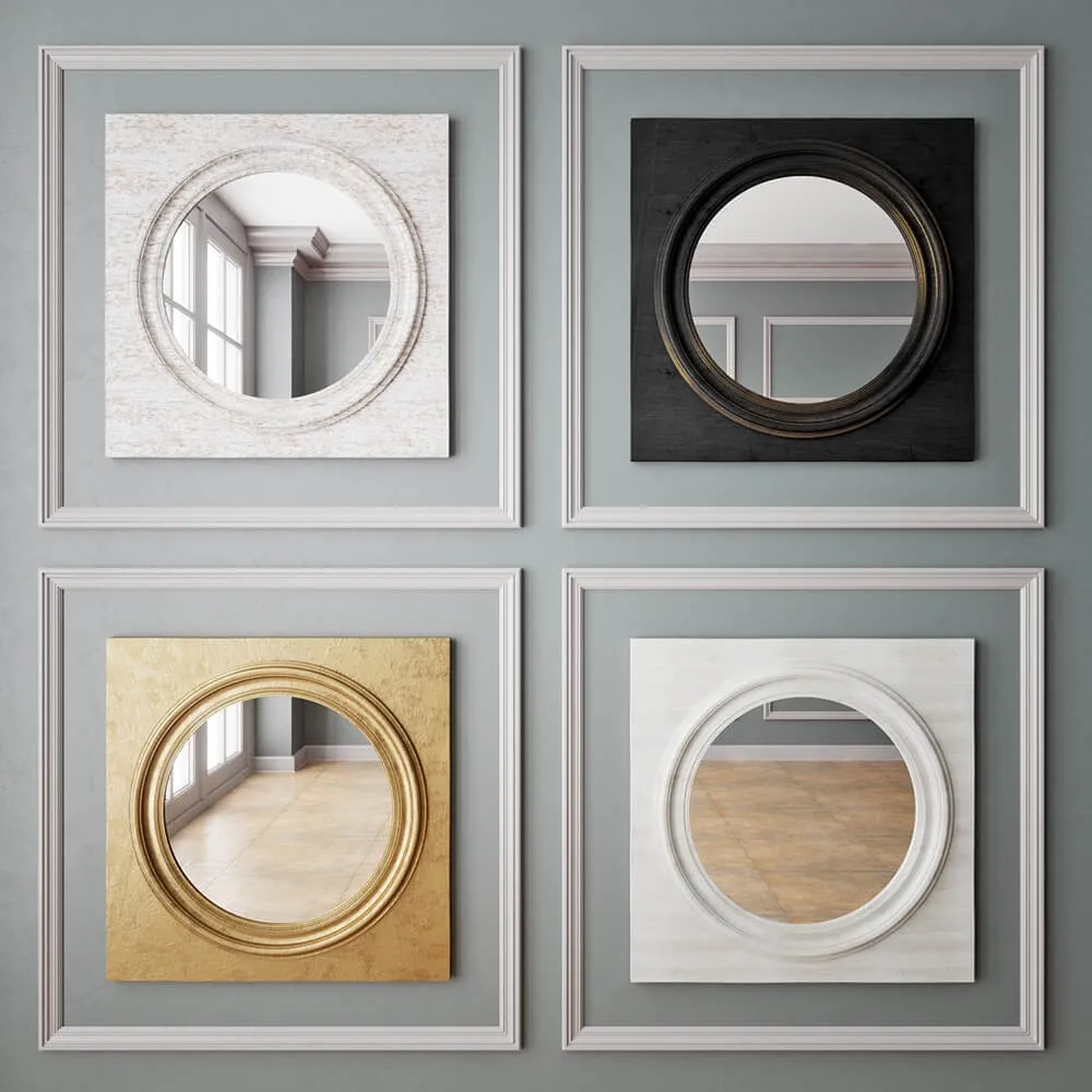 decoration – Loft Design mirror  3018 3D Model