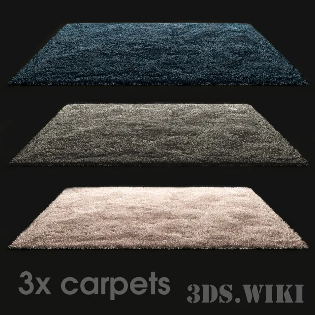 decoration – Long pile carpets 3D Model decoration – Long pile carpets 3D Model