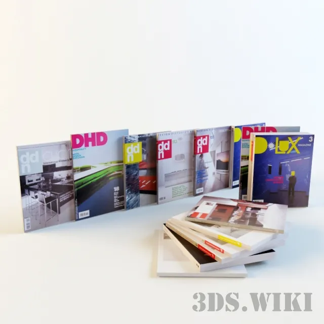decoration – Magazines 3D Model decoration – Magazines 3D Model