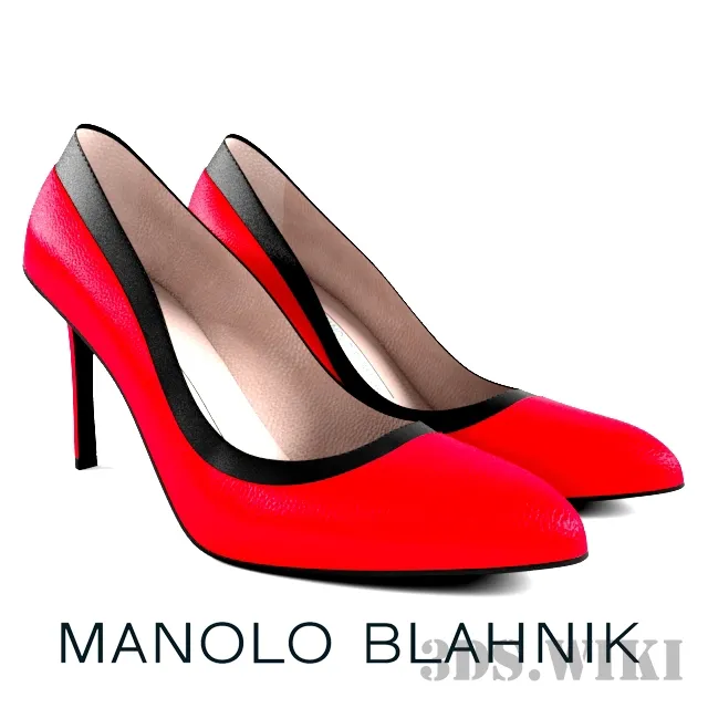 decoration – Manolo Blahnik Shoes 3D Model