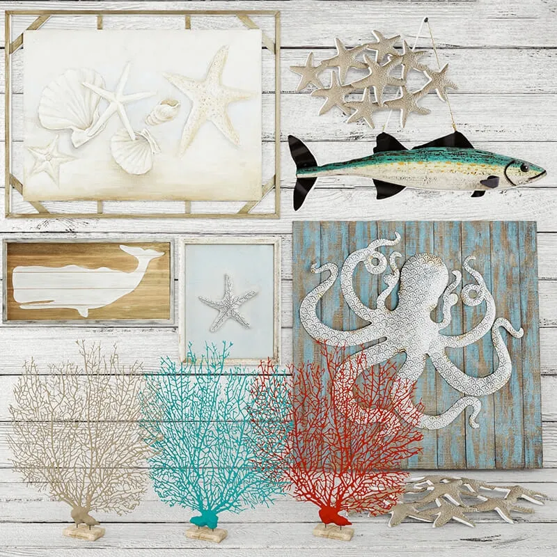 decoration – Marine decorative set. 3D Model