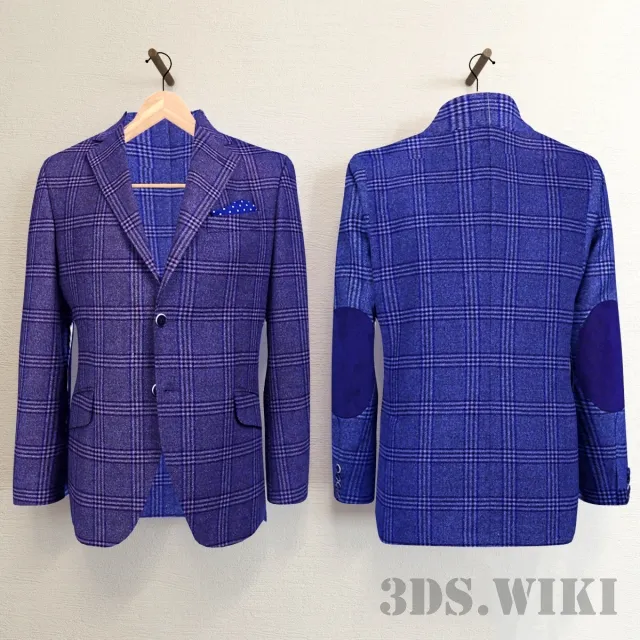 decoration – Men’s blazer BLAZER JACKET 3D Model
