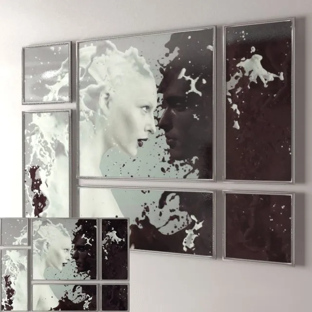 decoration – Milk and  Foods.chocolates 3D Model