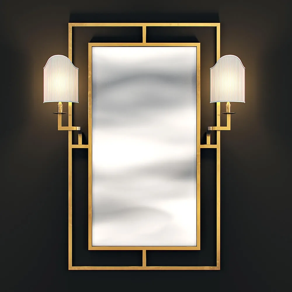 decoration – Mirror Astaire Eichholtz 3D Model