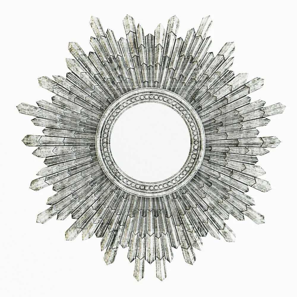 decoration – Mirror metal handmade 3D Model