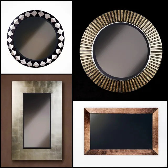 decoration – Mirror wall 15 3D Model