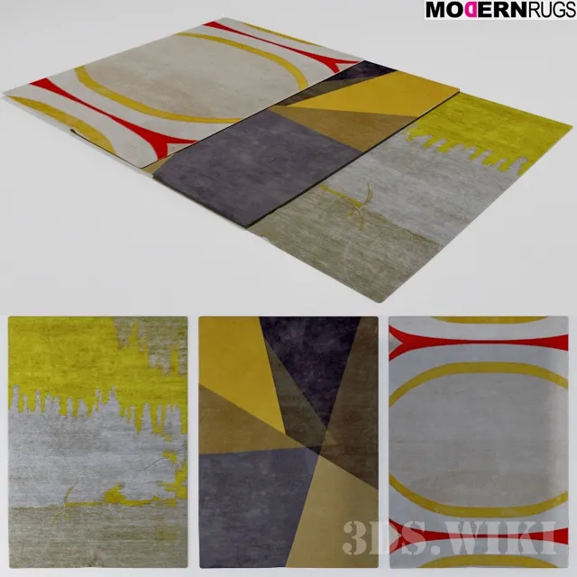 decoration – Modern carpets with different patterns 3D Model decoration – Modern carpets with different patterns 3D Model