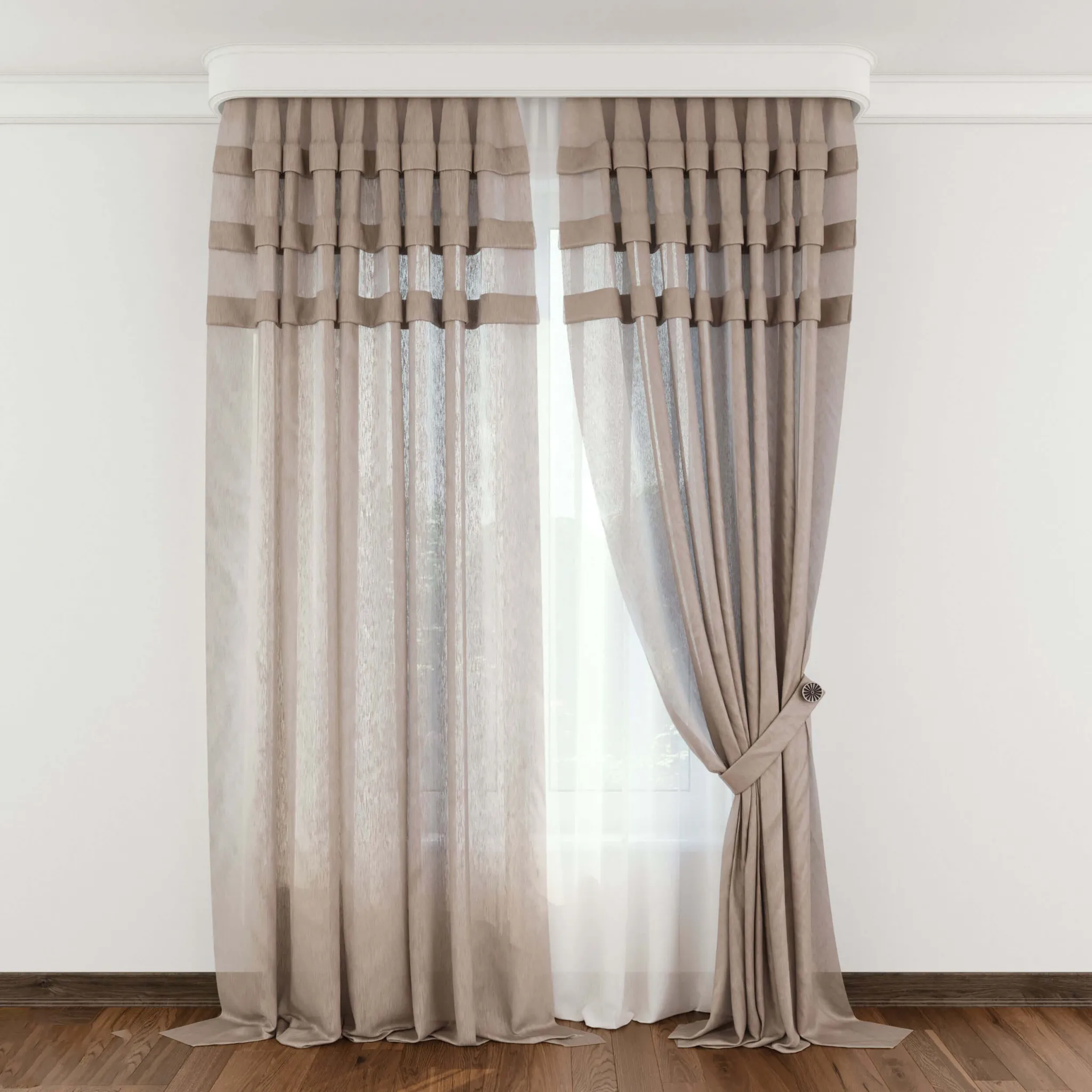 decoration – Modern curtain 71 3D Model decoration – Modern curtain 71 3D Model