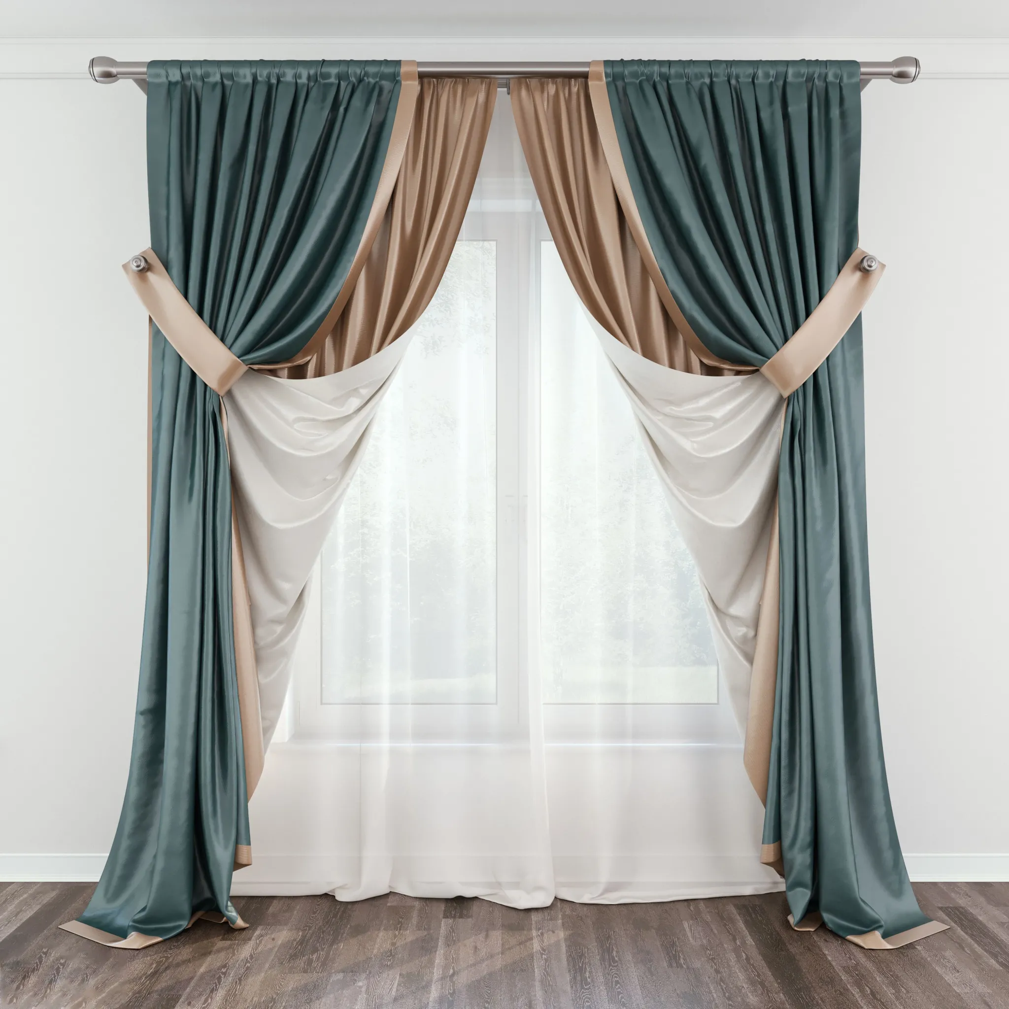 decoration – Modern curtain №8 1 3D Model decoration – Modern curtain №8 1 3D Model