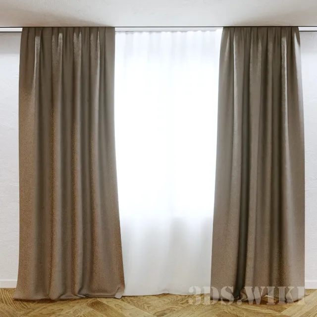 decoration – Modern Interior Curtains 3D Model decoration – Modern Interior Curtains 3D Model