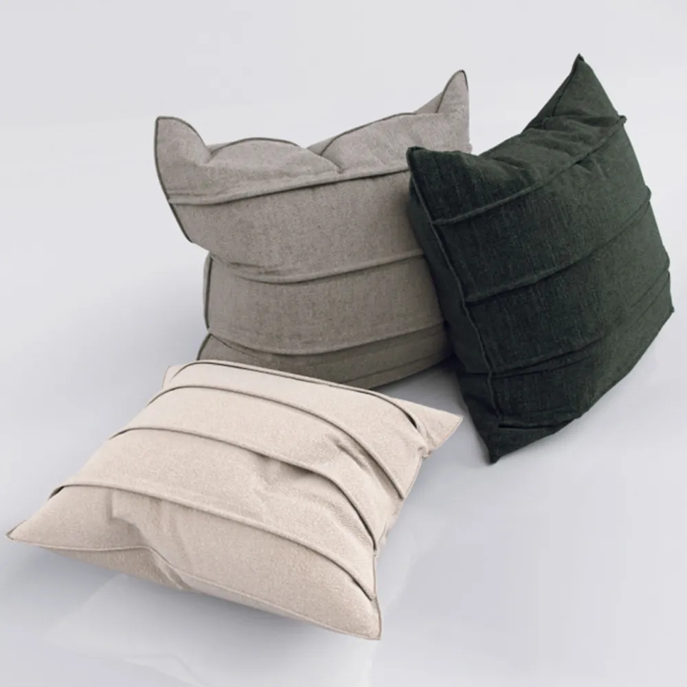 decoration – Modern pillows sackcloth 3D Model decoration – Modern pillows sackcloth 3D Model