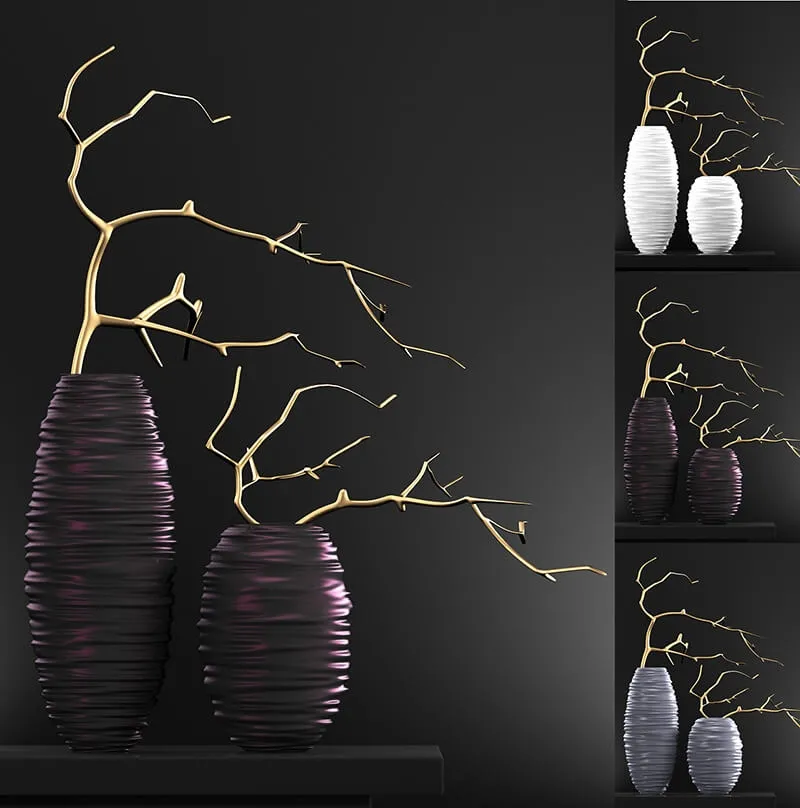 decoration – Modern Vases 4 3D Model