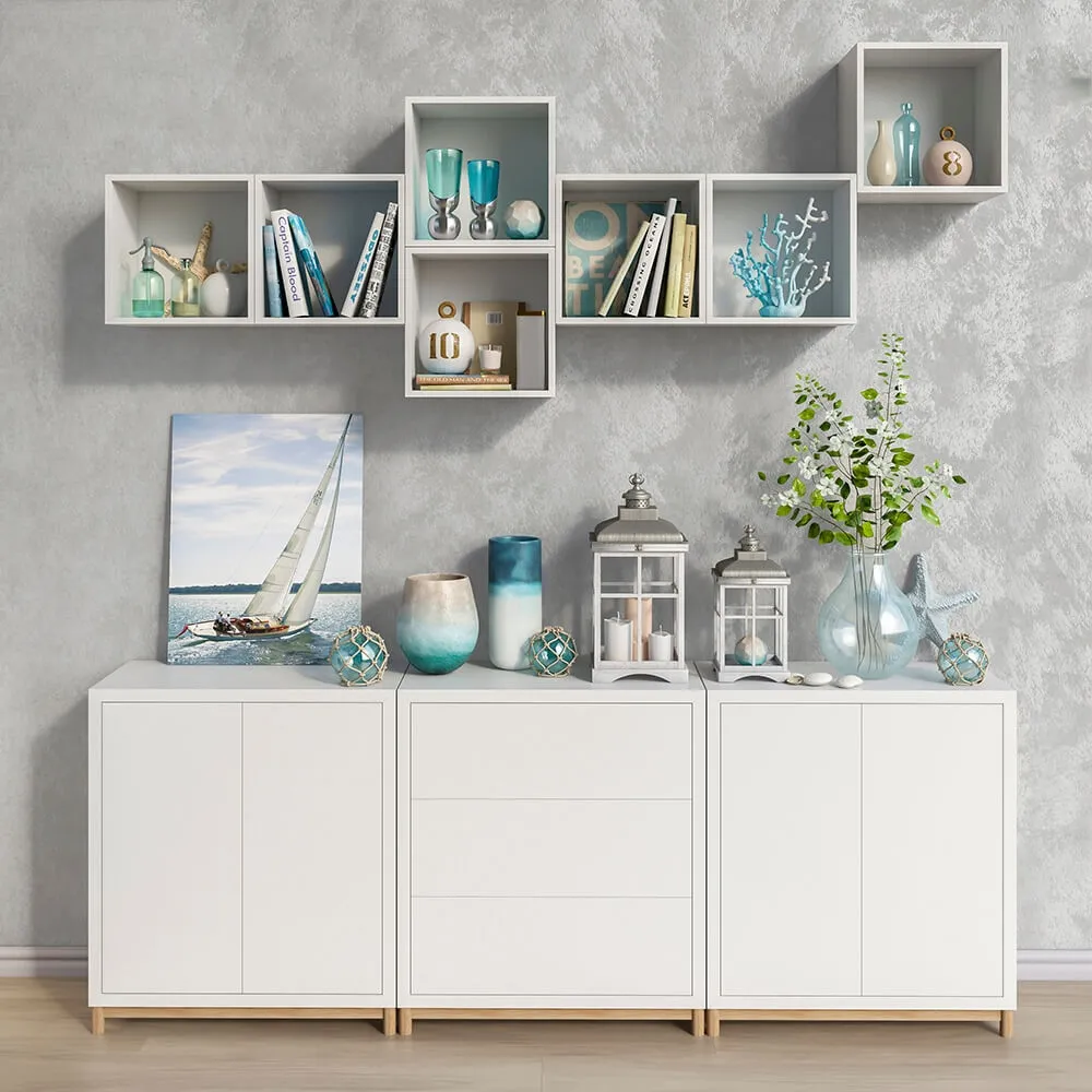 decoration – Modular furniture IKEA accessories and decor set 8 3D Model