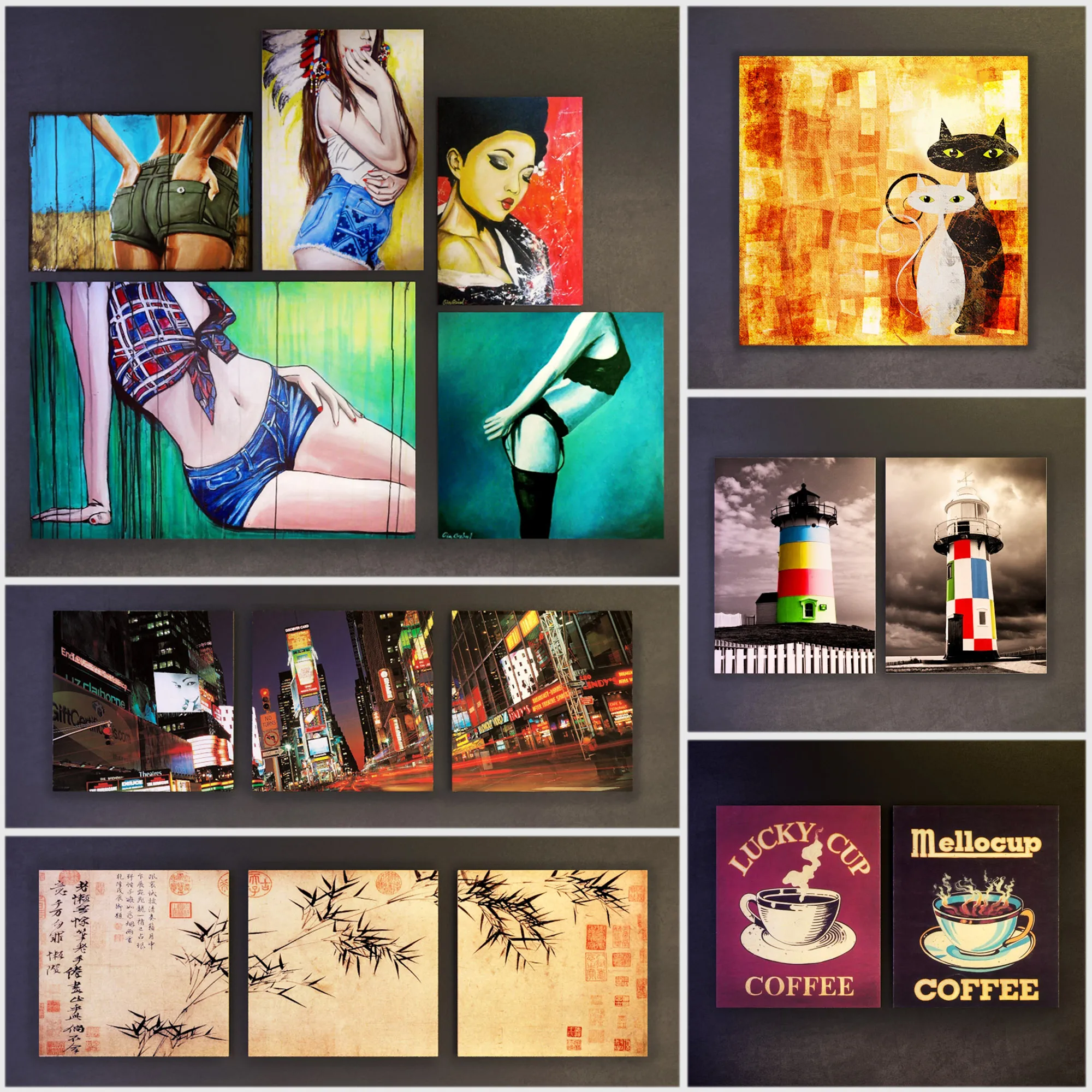 decoration – Modular paintings 1 3D Model