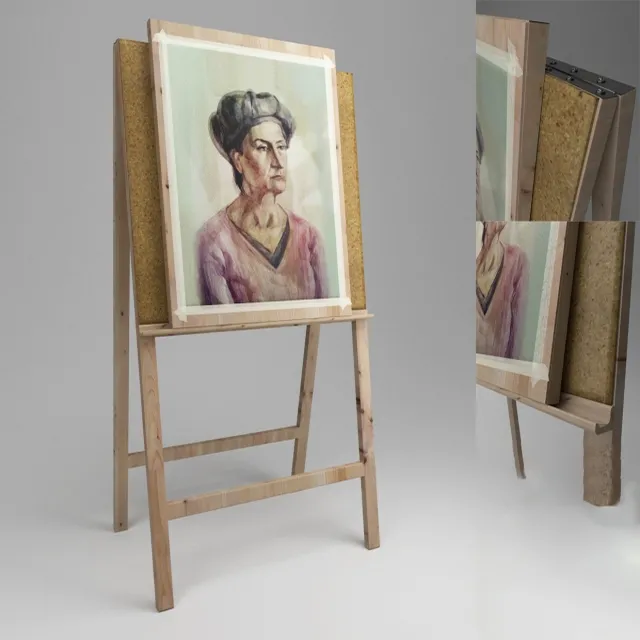 decoration – Molbert classic picture 17 3D Model