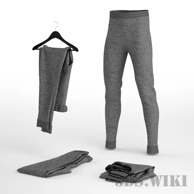 decoration – Moleton Pants 3D Model