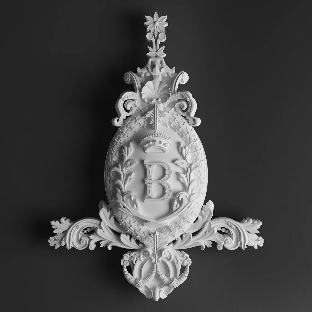 decoration – Monogram V3 3D Model