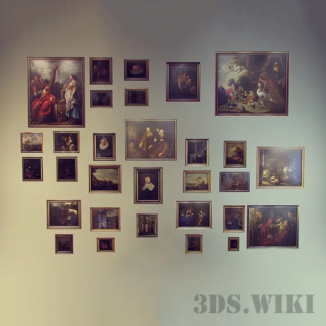 decoration – Museum Pictures 3D Model