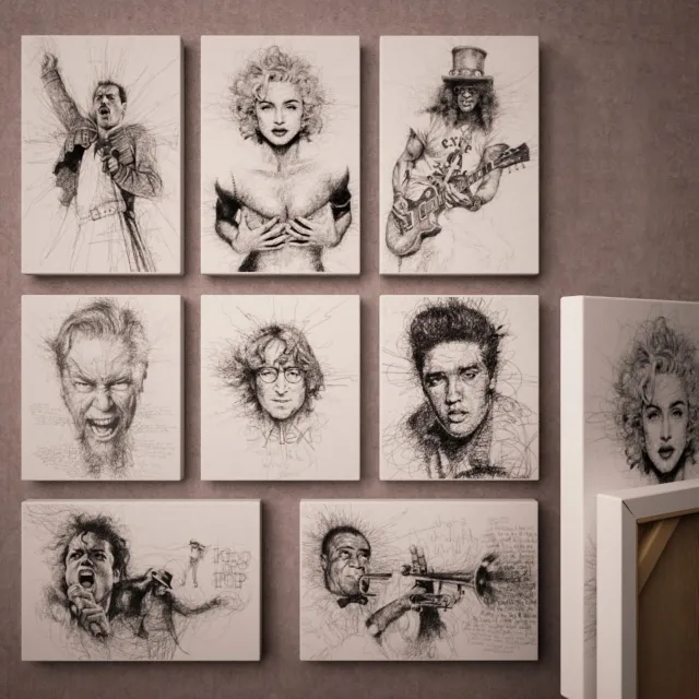 decoration – Music legends 01 3D Model