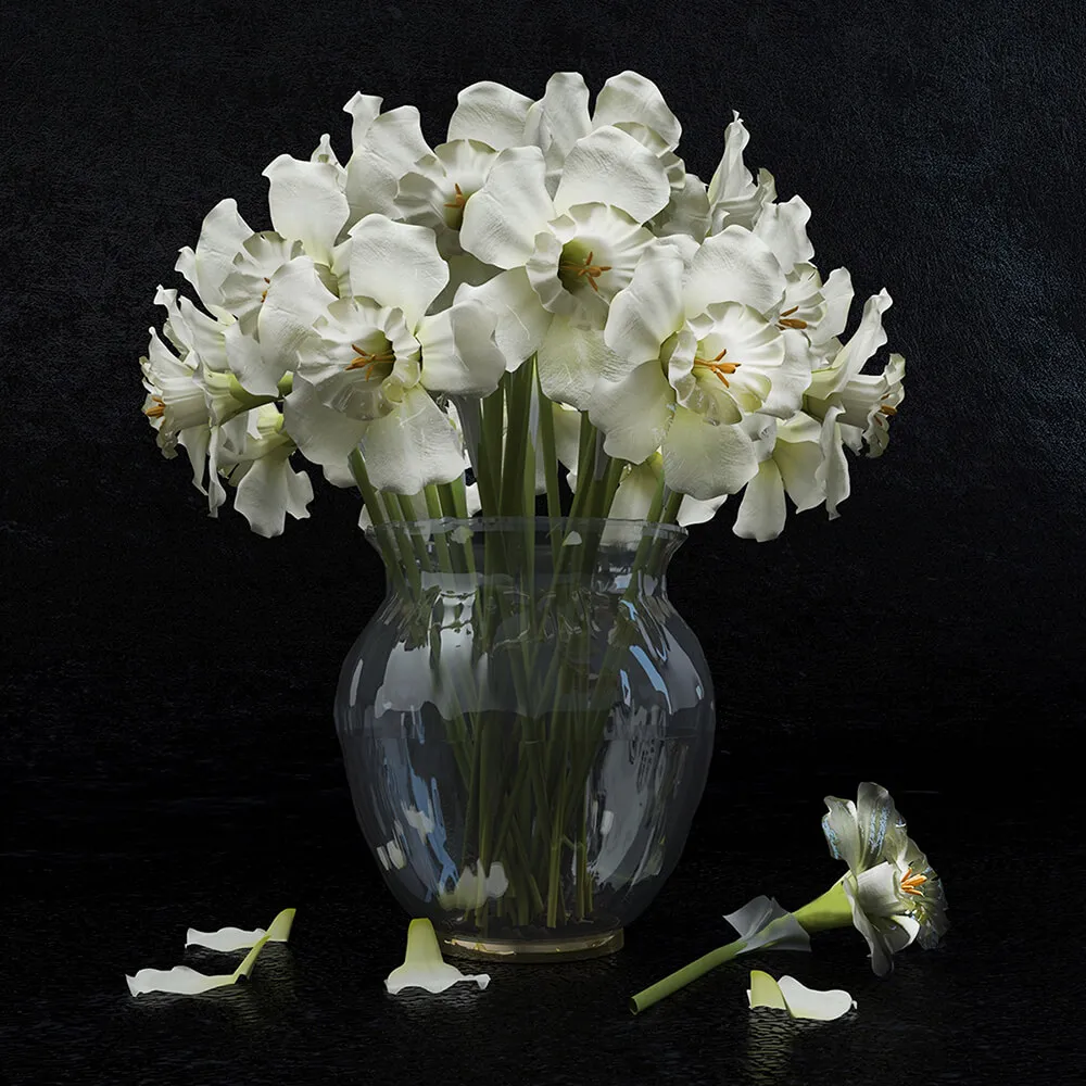 decoration – Nargiz flower 3D Model