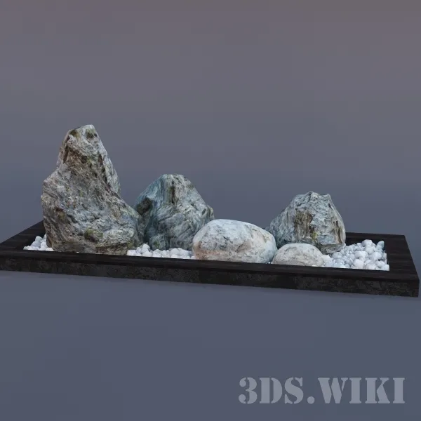 decoration – Natural stones 3D Model decoration – Natural stones 3D Model
