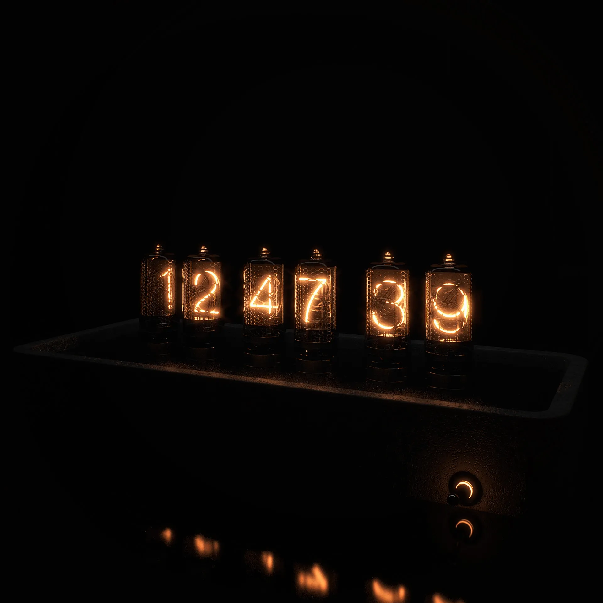 decoration – Nixie Tube Clock 3D Model decoration – Nixie Tube Clock 3D Model