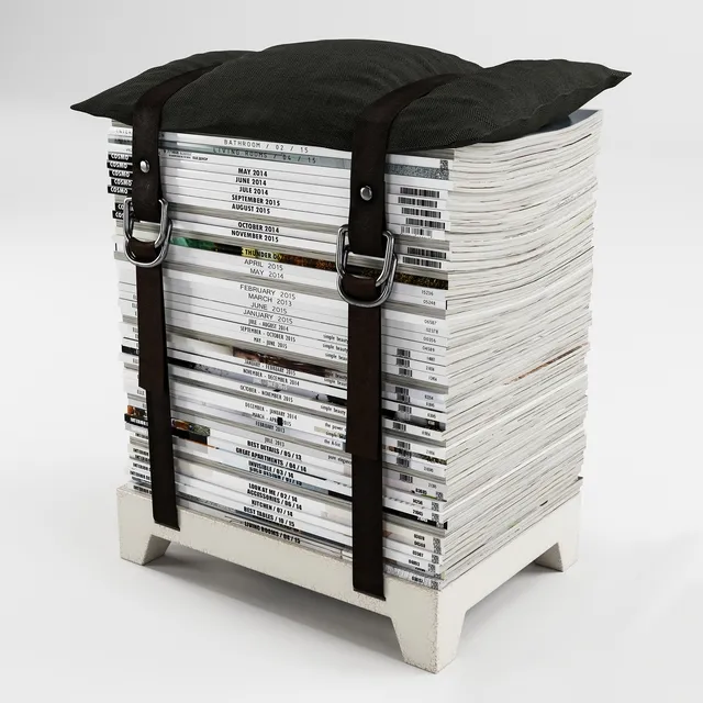 decoration – Njustudio Hockenheimer Sitzhocker 3D Model