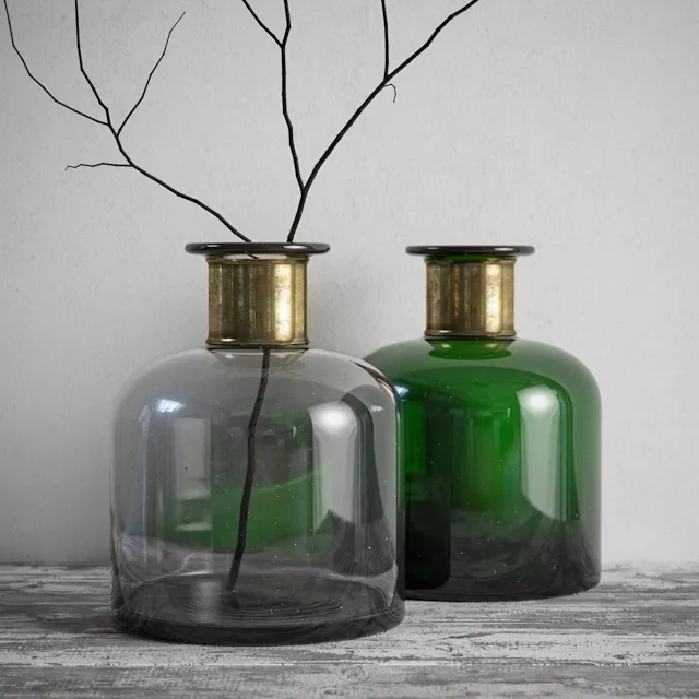 decoration – Nordal Ring deco bottles 3D Model