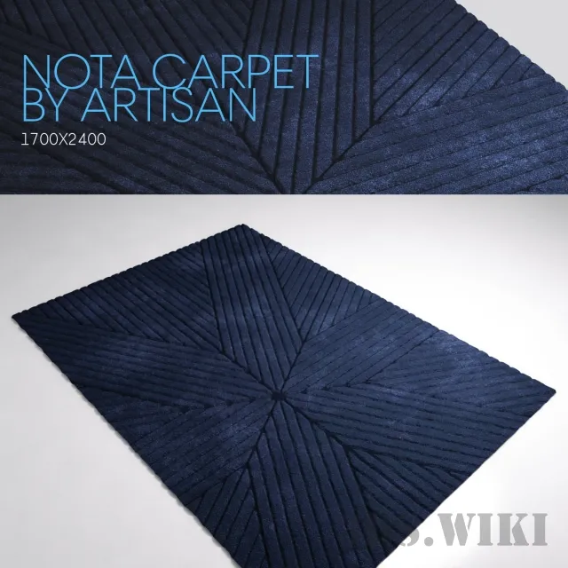 decoration – Nota carpet by Artisan 3D Model decoration – Nota carpet by Artisan 3D Model
