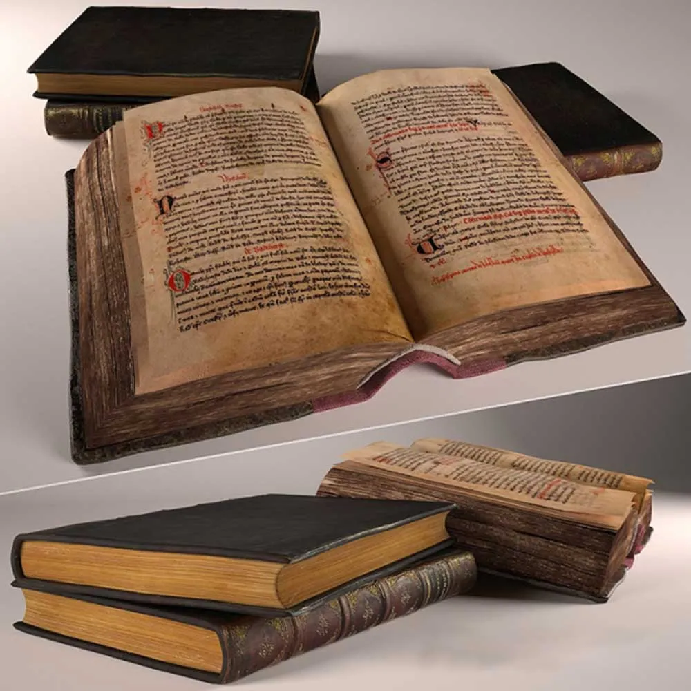 decoration – Old books 3D Model decoration – Old books 3D Model