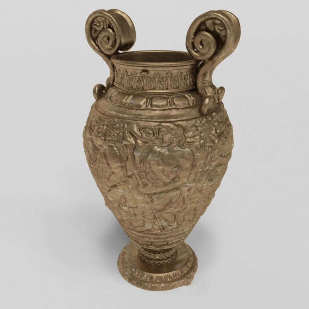 decoration – Old bronze vase 3D Model