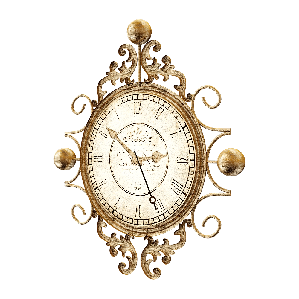decoration – Old clock/watch 3D Model