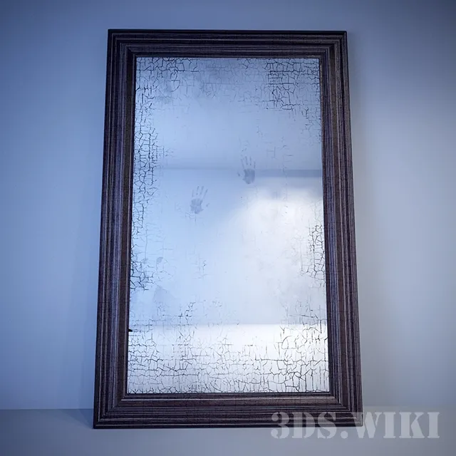 decoration – Old mirror 3D Model